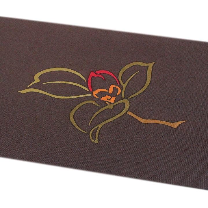 京ごふく【えり善】お誂え　最高級の塩瀬【手描き本友禅染】　新品の九寸名古屋帯です