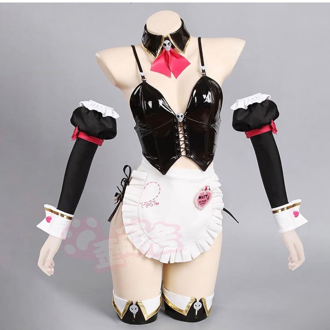 NIKKE マスト メイド コスプレ衣装 ウィッグ付き