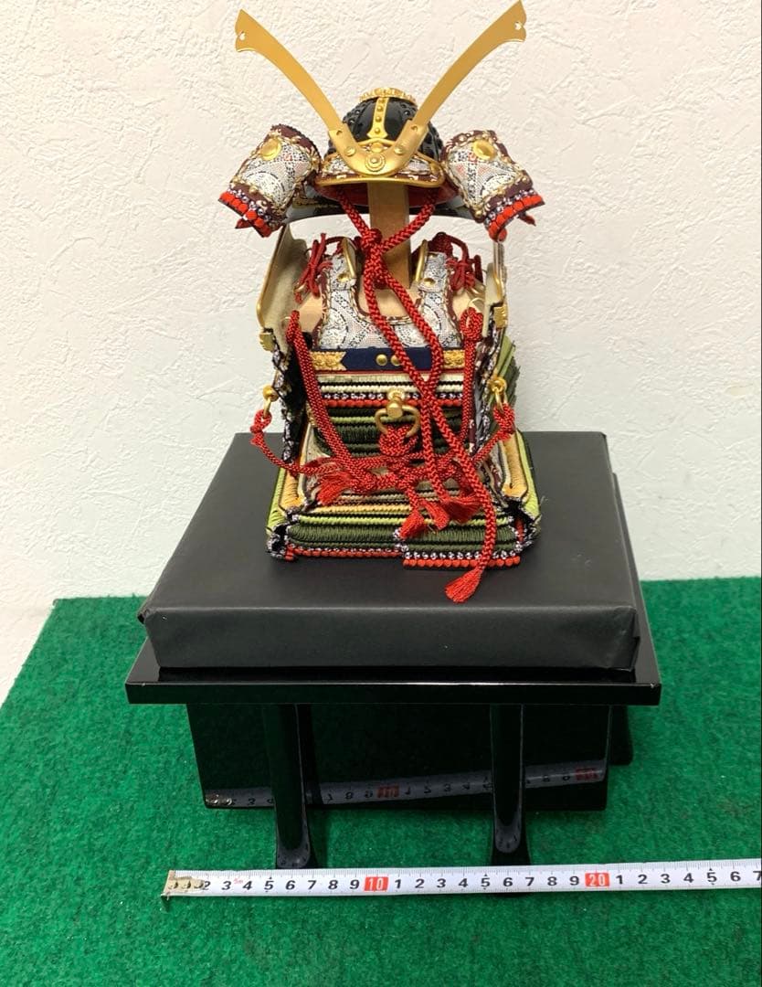 コンパクト　久月　萌黄裾濃威　1／6号　五月人形　卓上　ミニ　五月人形