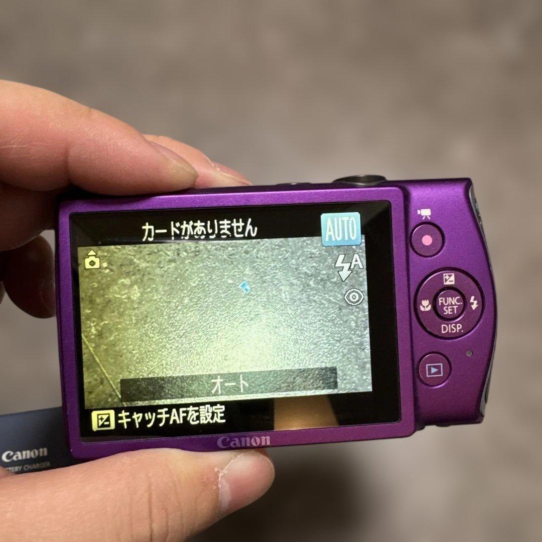 美品　人気色　Canon IXY 600F パープル