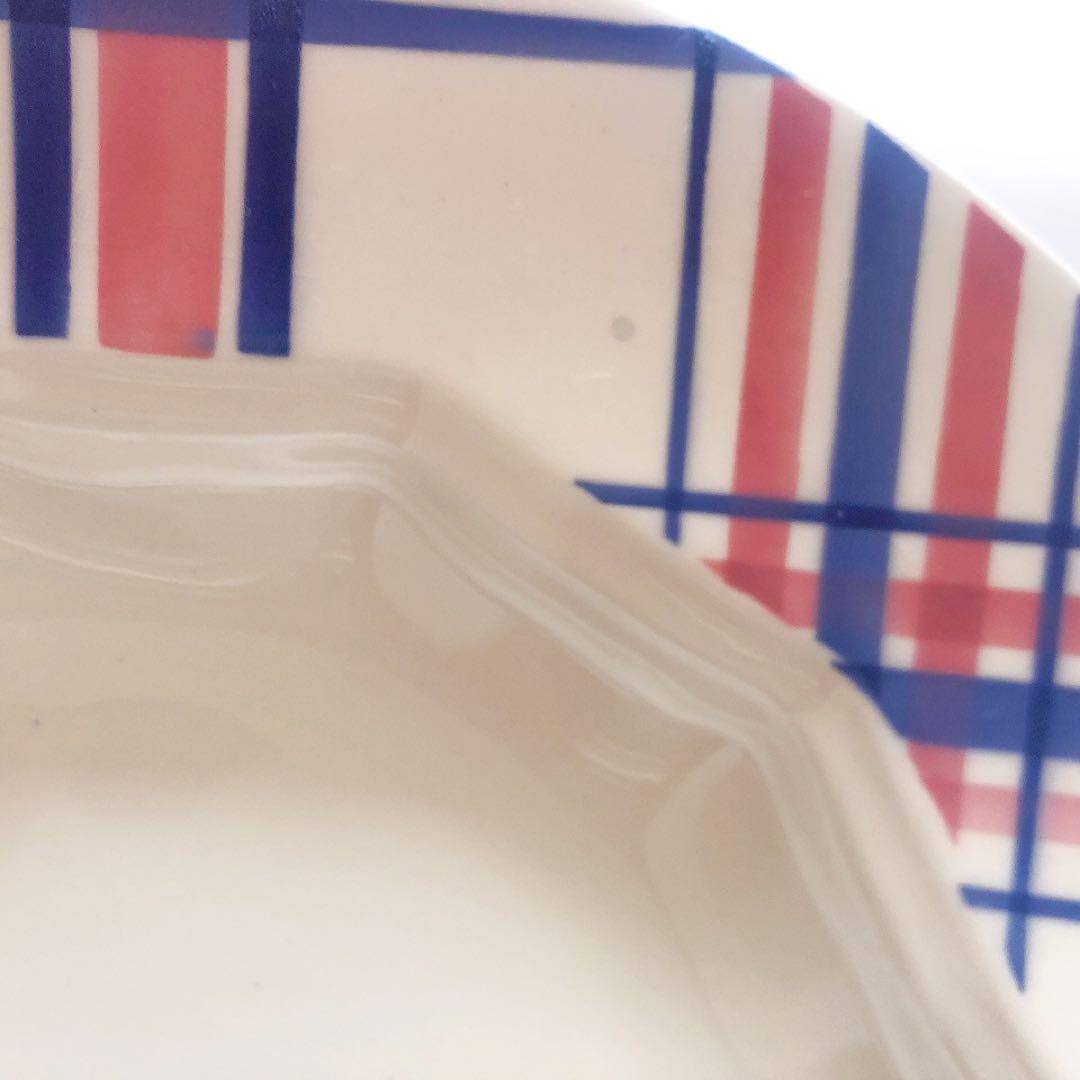 クレイユエモントロー HBCM スーププレート　A フランスアンティーク食器