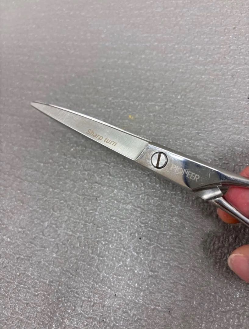 トリミングシザー　東京理器　パイオニア　カーブバサミ　右利き　プロ用