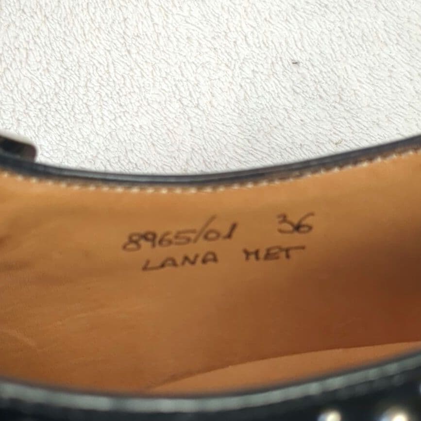 Church's チャーチ LANA MET レザー ブラック サイズ36