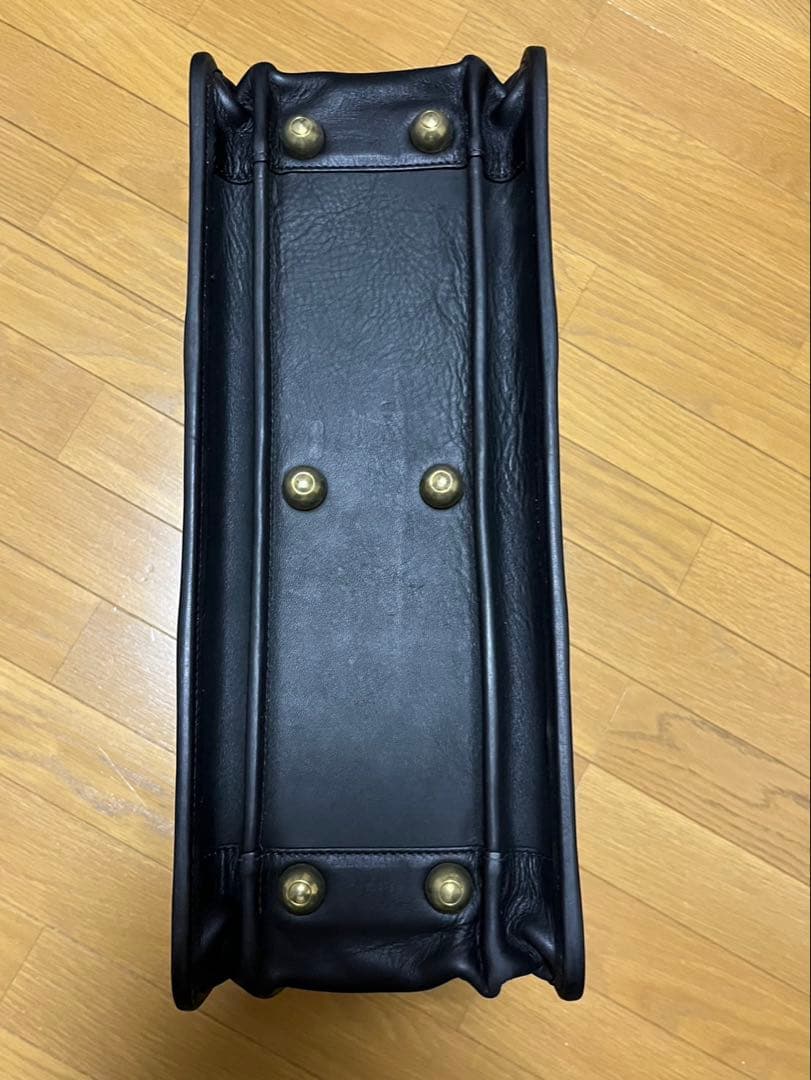 オールドコーチ ダレスバッグ 本革 USA製 黒 5420 coach
