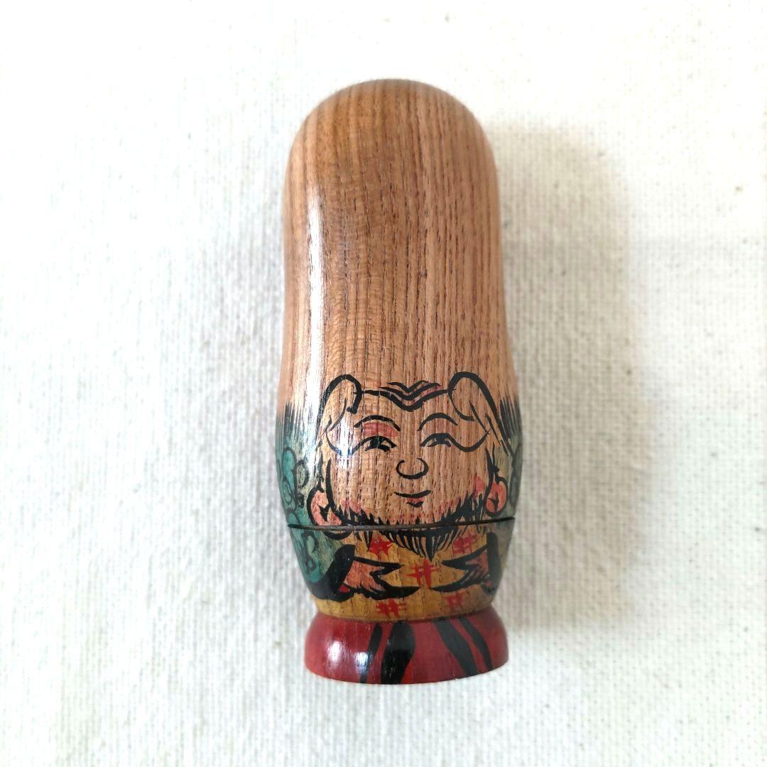 伝統こけし　朝倉光洋作「七福神入れ子」