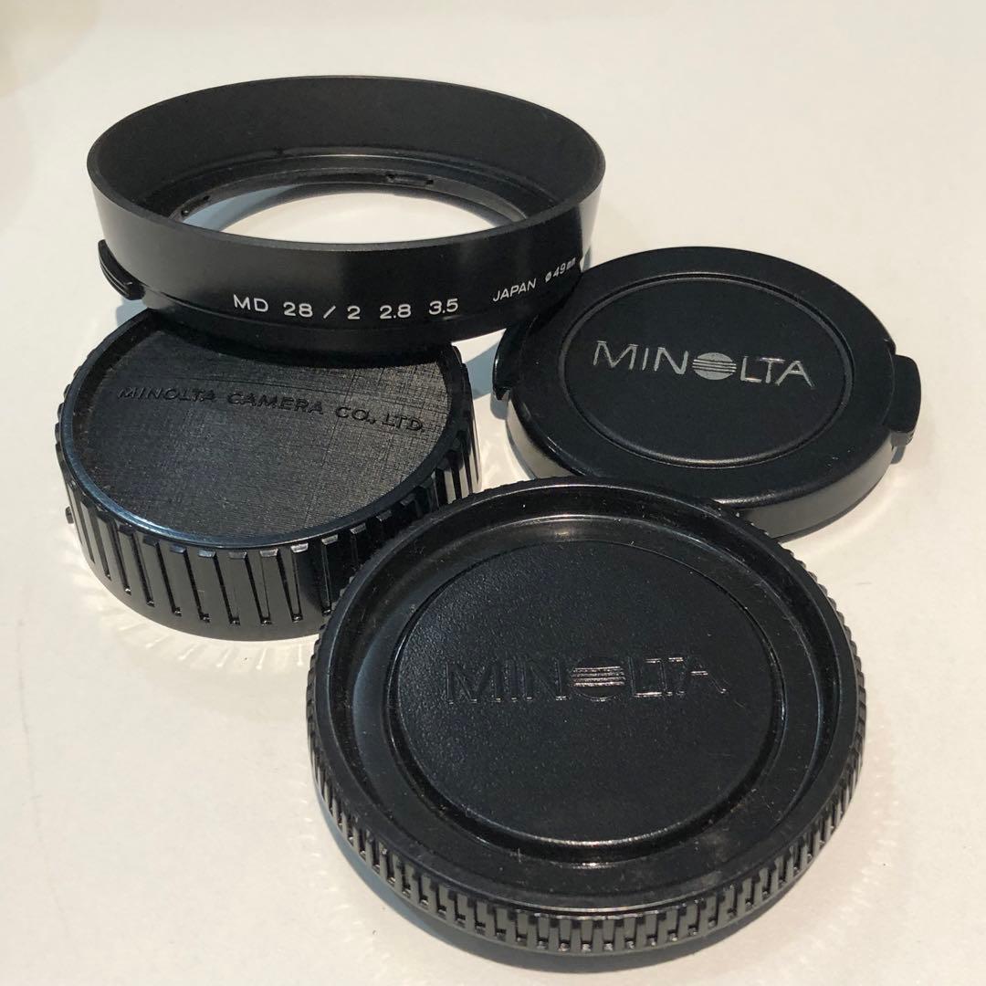 s136 Minolta X-700 一眼レフカメラ レンズ 付属品付き