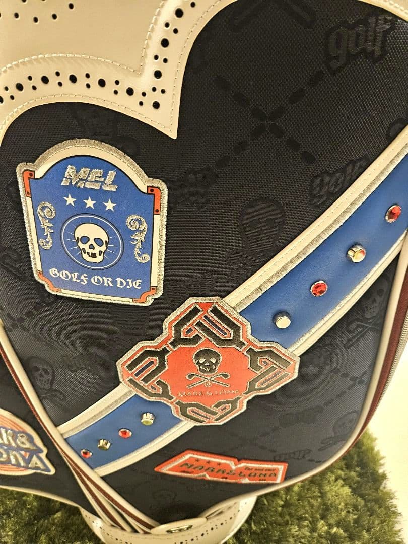 MARK&LONA パッチワークキャディバッグ