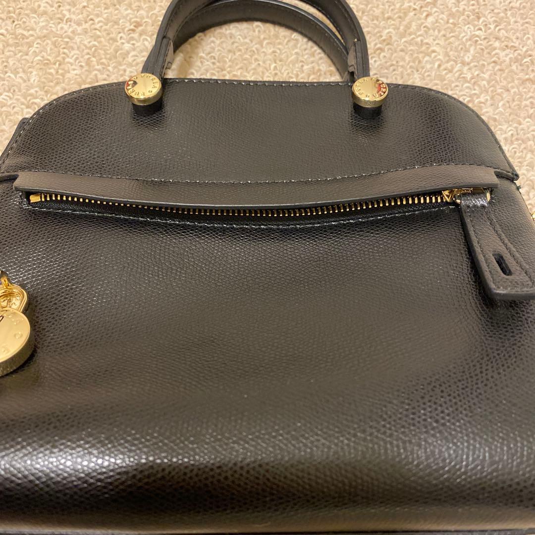 ★未使用【FURLA】パイパー S ハンドバッグ ショルダーバッグ 2way 黒