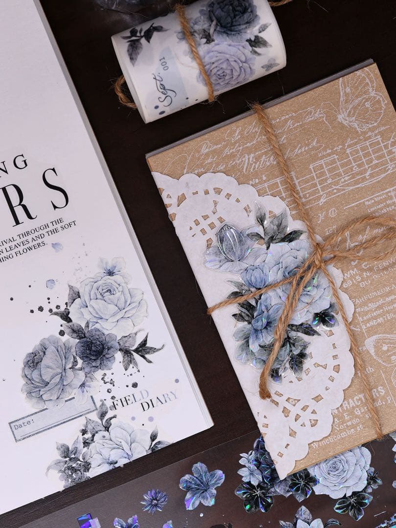 小白家文創《岚烟》海外マスキングテープ　マステ 【2506】