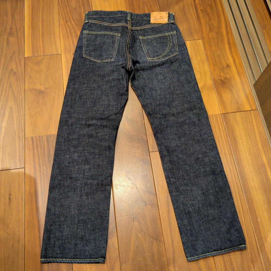 【未使用級】桃太郎ジーンズ　銅丹レーベル　特濃クラッシックストレート
