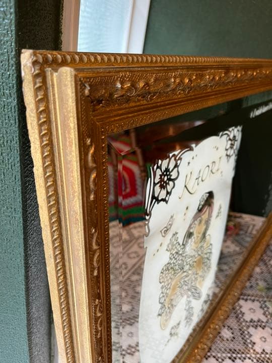 壁掛けミラー 鏡 インテリア アンティーク ビンテージ