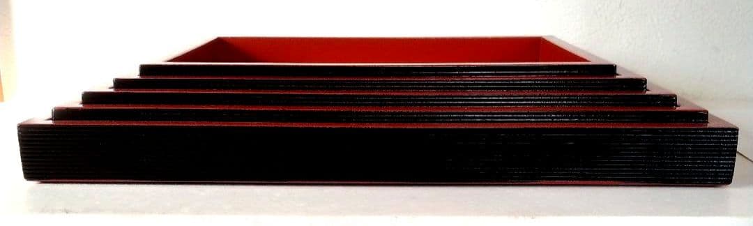 切溜 きりだめ 五段入れ子 栄重 さかえ重 5段重箱 木製 漆器