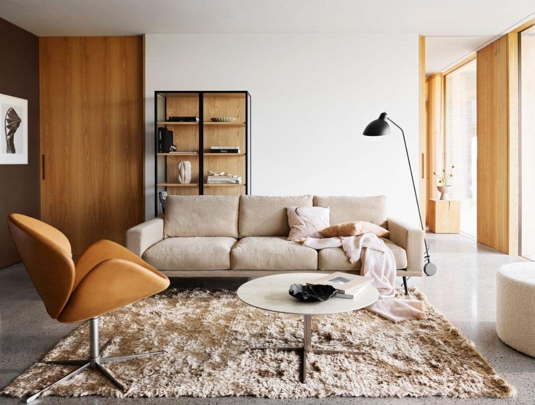 ボーコンセプトBoConcept　リビングチェア　ラウンジチェア　本革