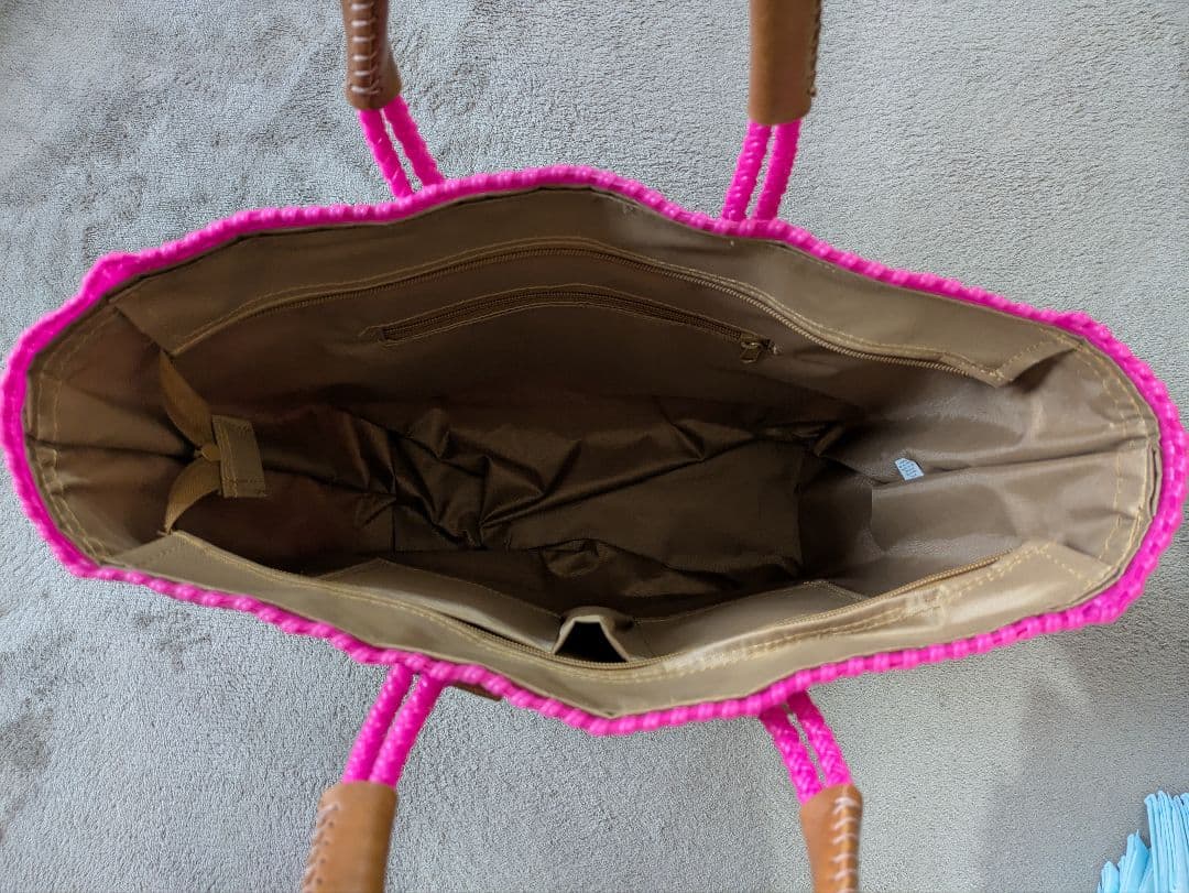 メルカドバッグ　ピンク