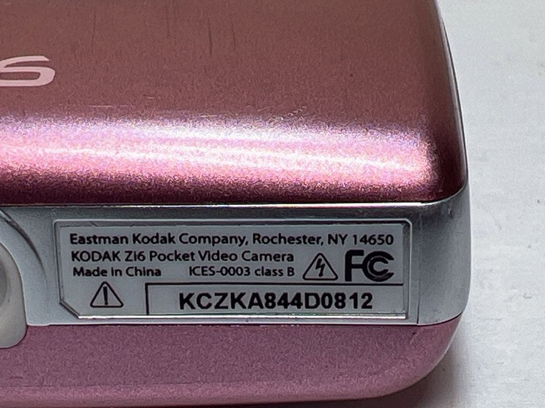 Kodak Zi6 HD ポケットビデオカメラ