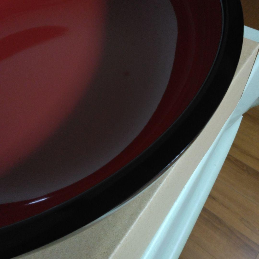 新品尺8寸そば打ちこね鉢 越前漆器