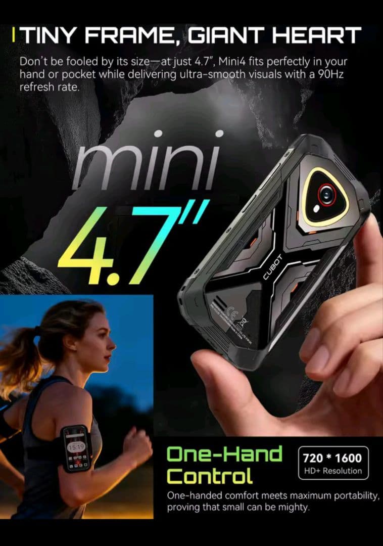 cubot kingkong mini4 タフネス　シムフリーAndroid15