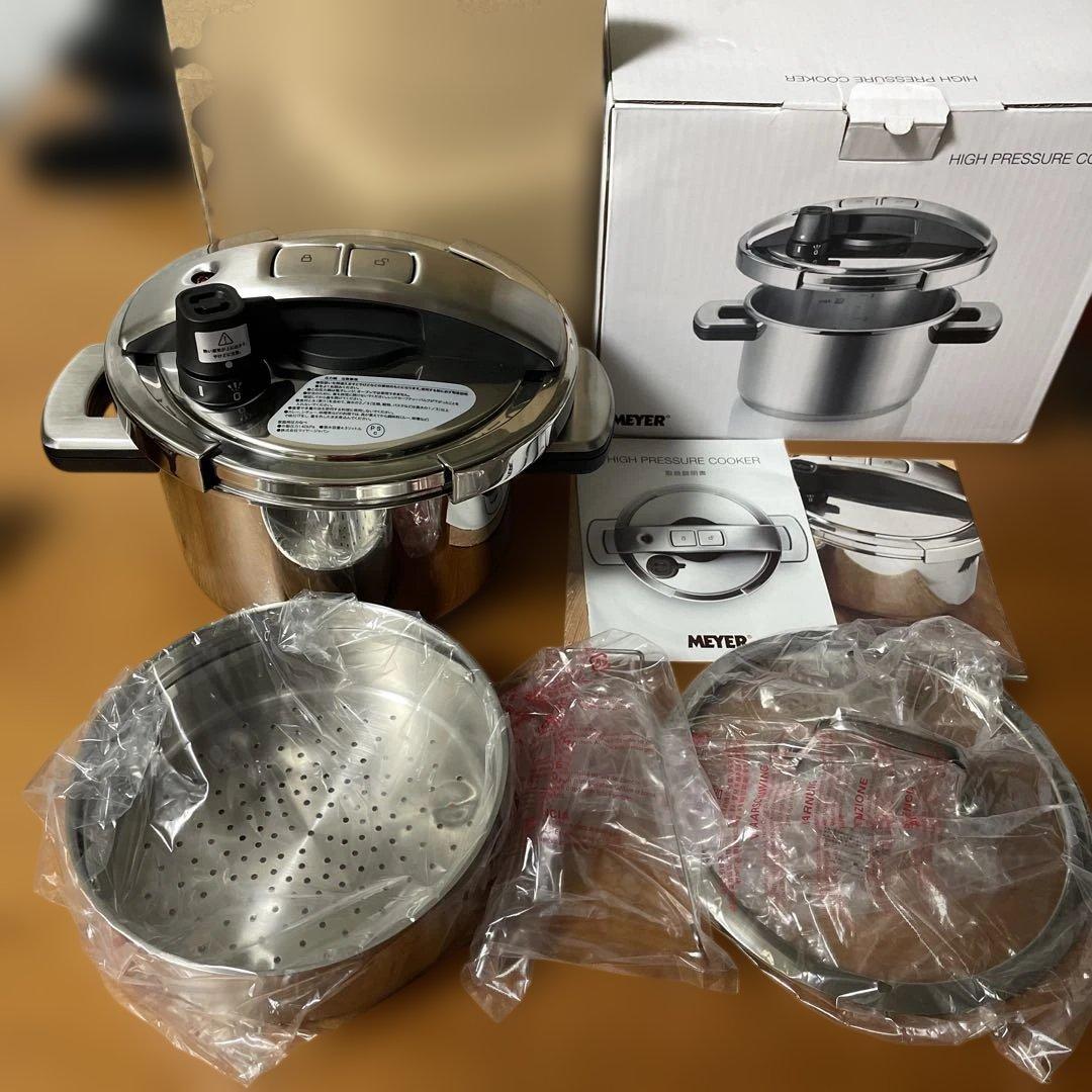 MEYER マイヤー 超高圧力鍋　4.0L ハイプレッシャークッカー　ステンレス