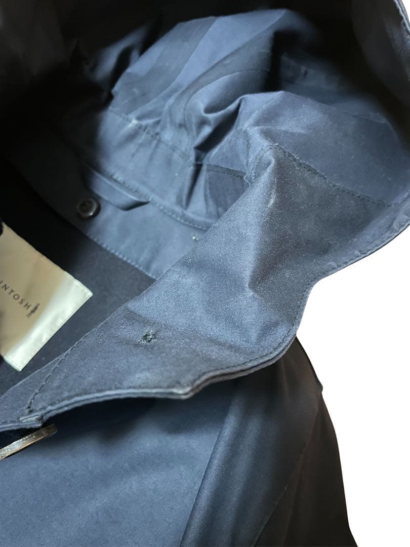 mackintosh ゴム引きコート　フード付き