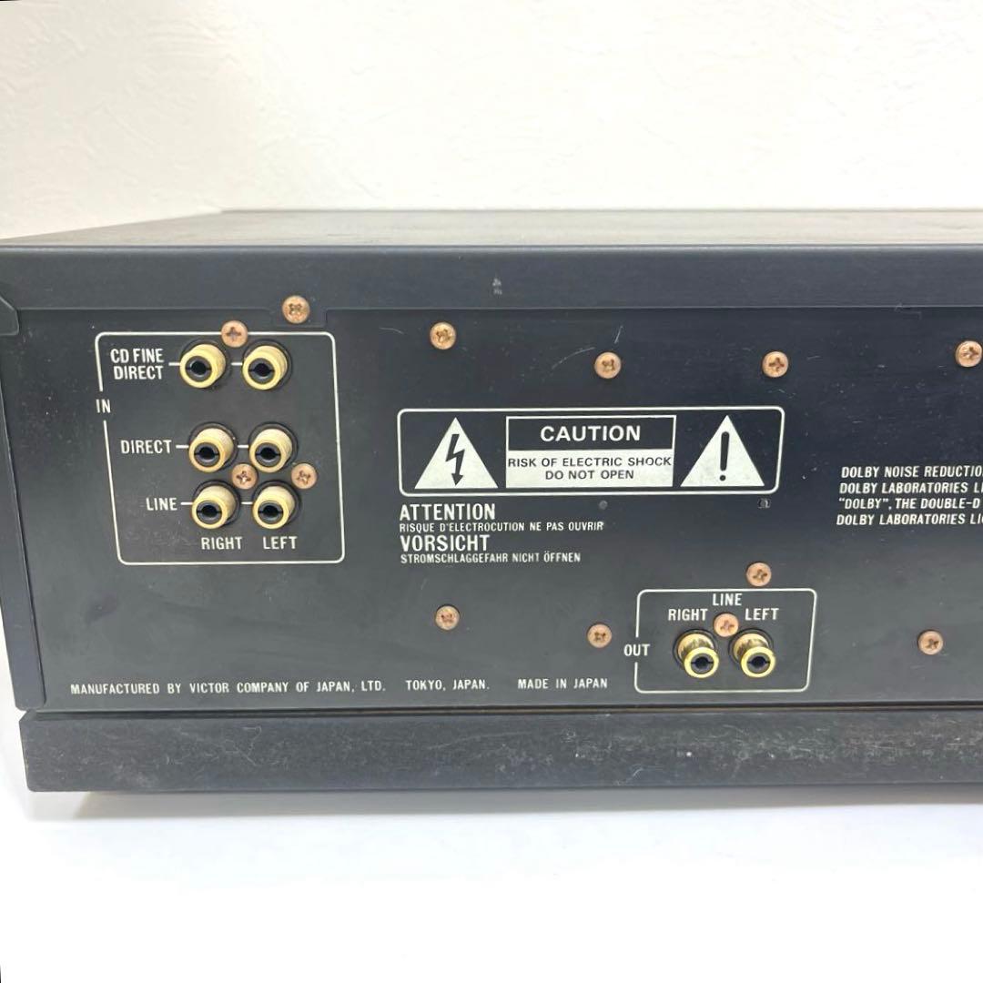 【激レア】Victor TD-V931ステレオカセットデッキ リモコン有