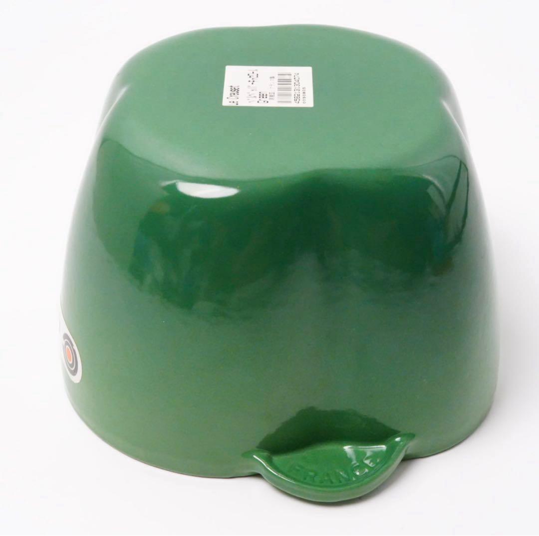 【未使用】LE CREUSET　ピーマン ココット ジェイド グリーン 18cm