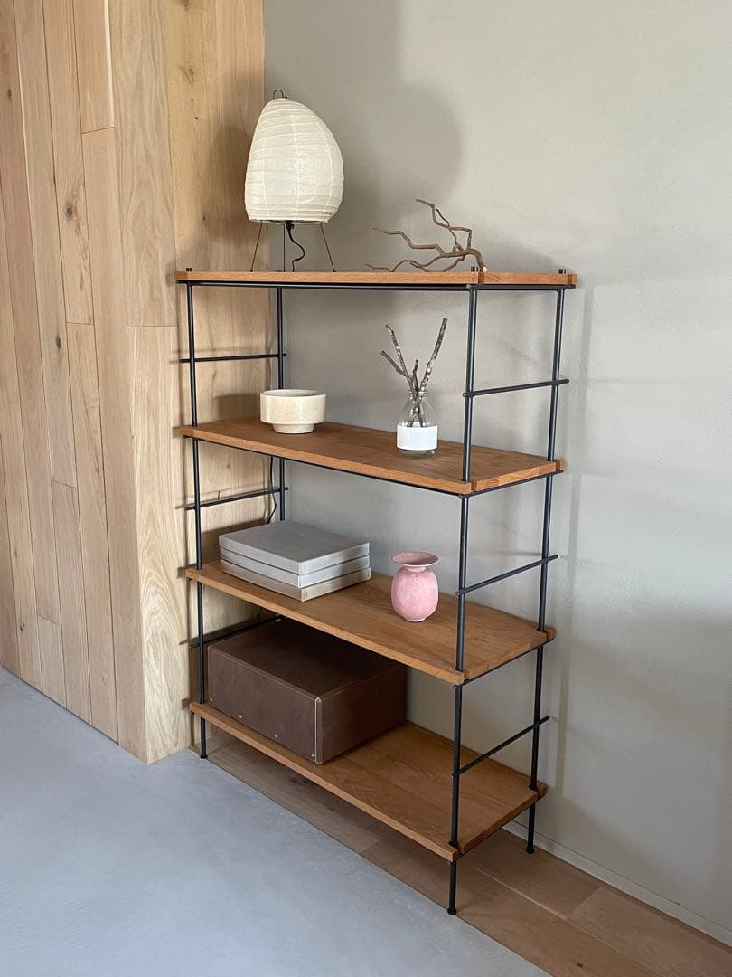 HARVA LEHTO 4段棚(オーク)