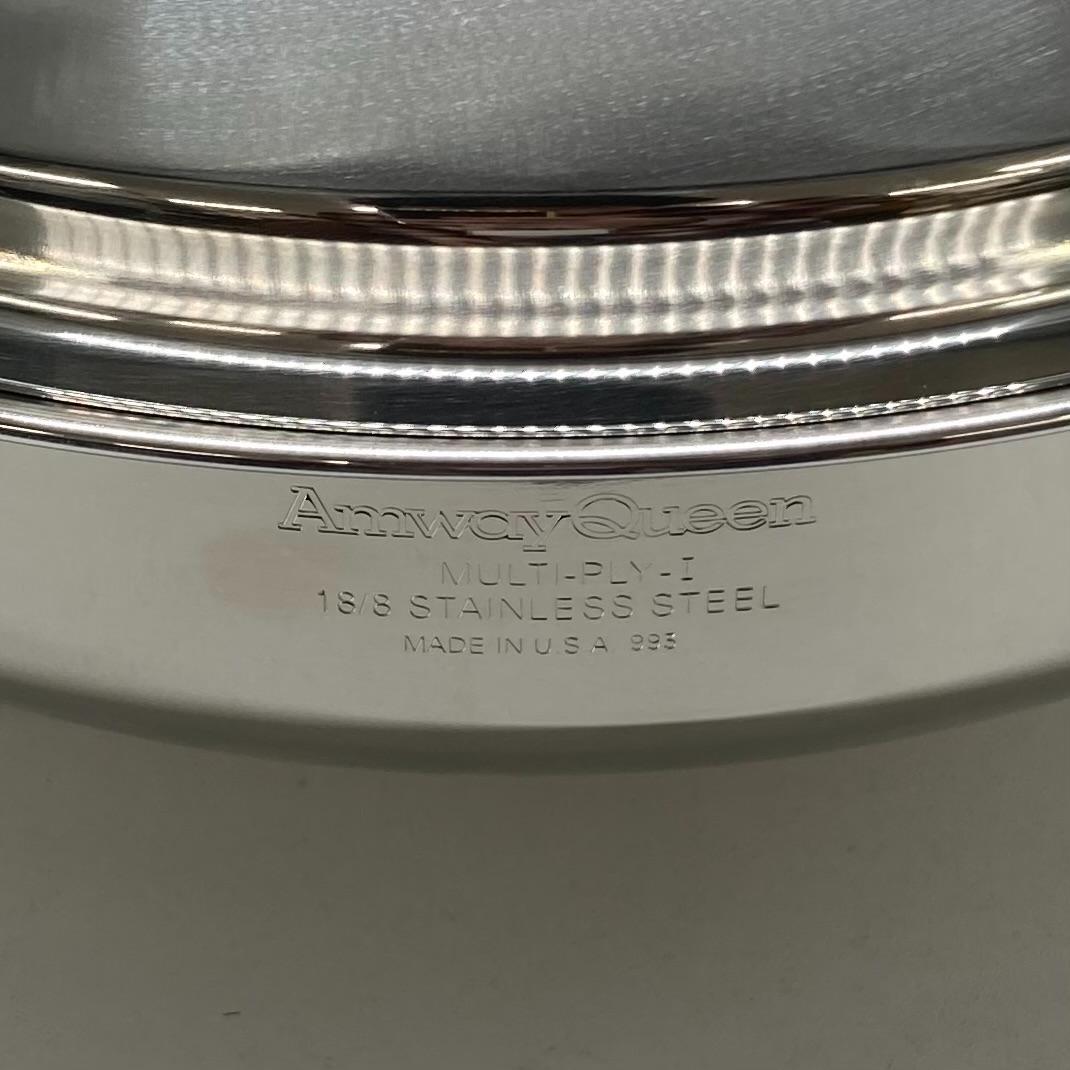 AMWAY Queen Wok ウォックセット　ステンレス両手鍋