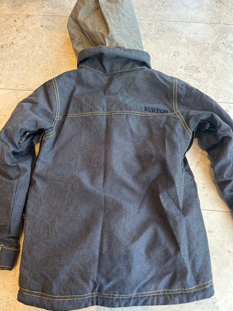 BURTON フード付きジャケット パンツセット子ども用 ダークブルー　XS