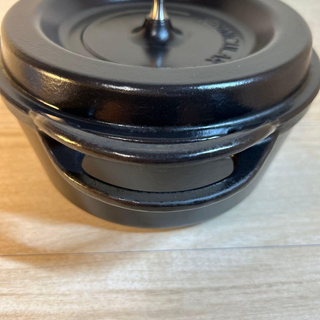 バーミキュラ　オーブンポットラウンド　22cm ブラック　両手鍋　鍋