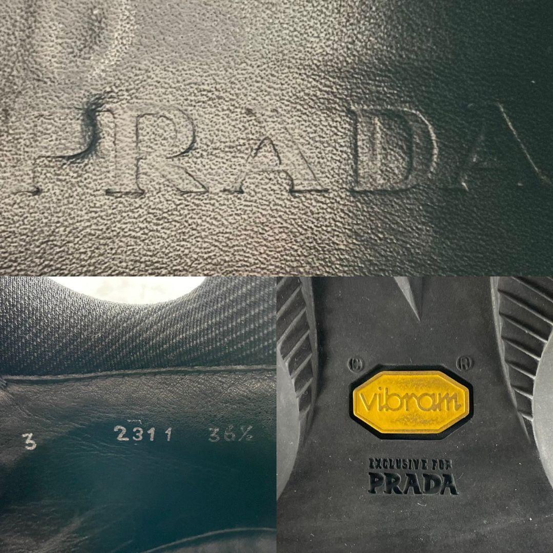 靴 PRADA archive velcro design shoes y2k