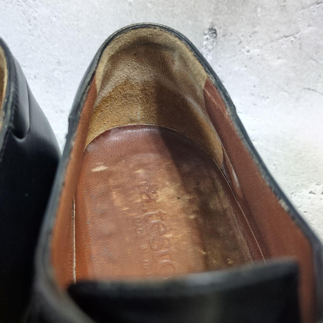 a.testoni ア・テストーニ ストレートチップ革靴 イタリア製 黒