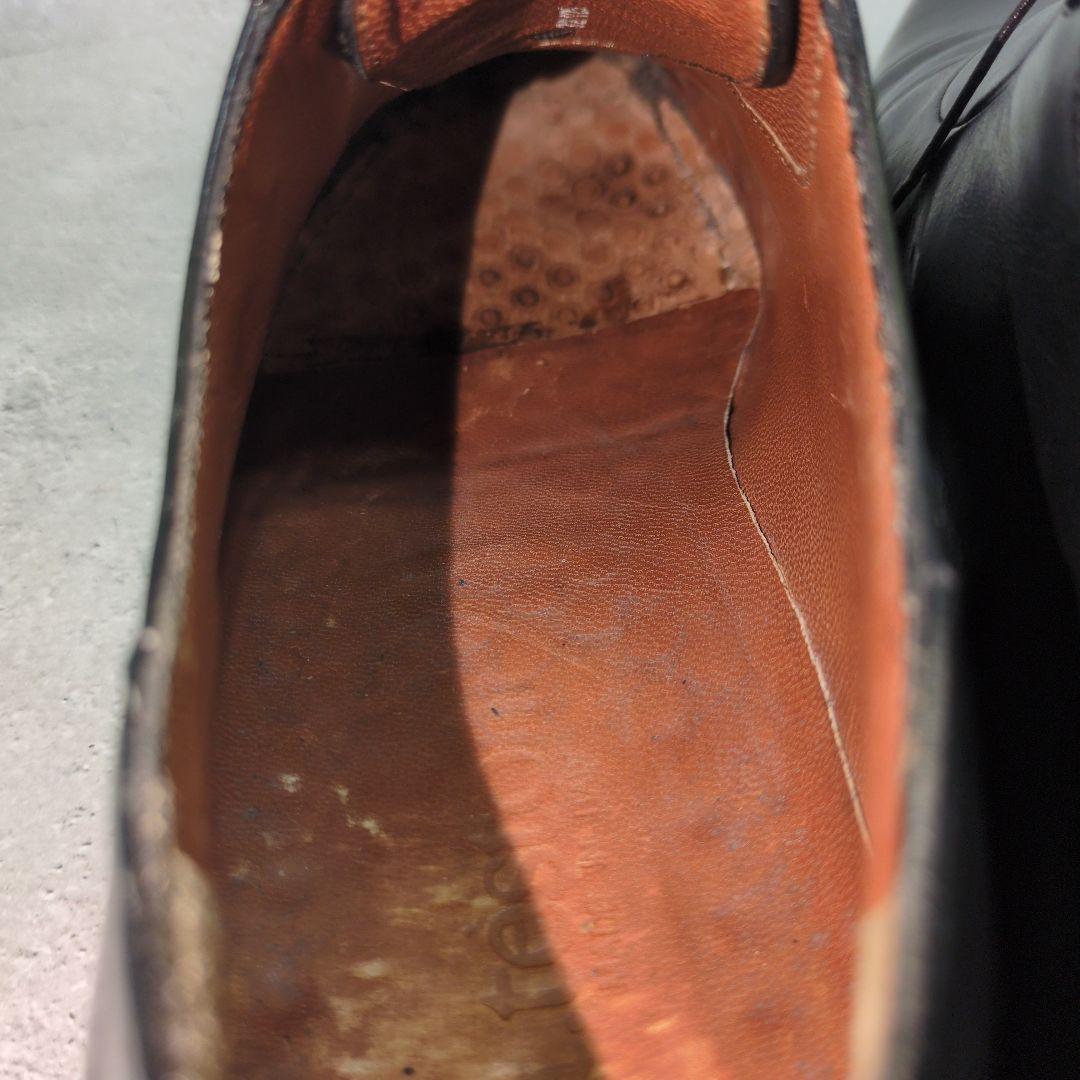 a.testoni ア・テストーニ ストレートチップ革靴 イタリア製 黒