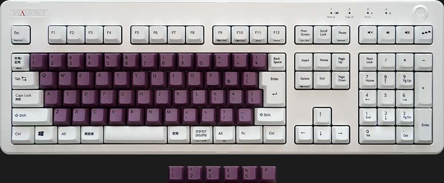 東プレREALFORCE R3/R3S キーキャップ M0325J M0326J