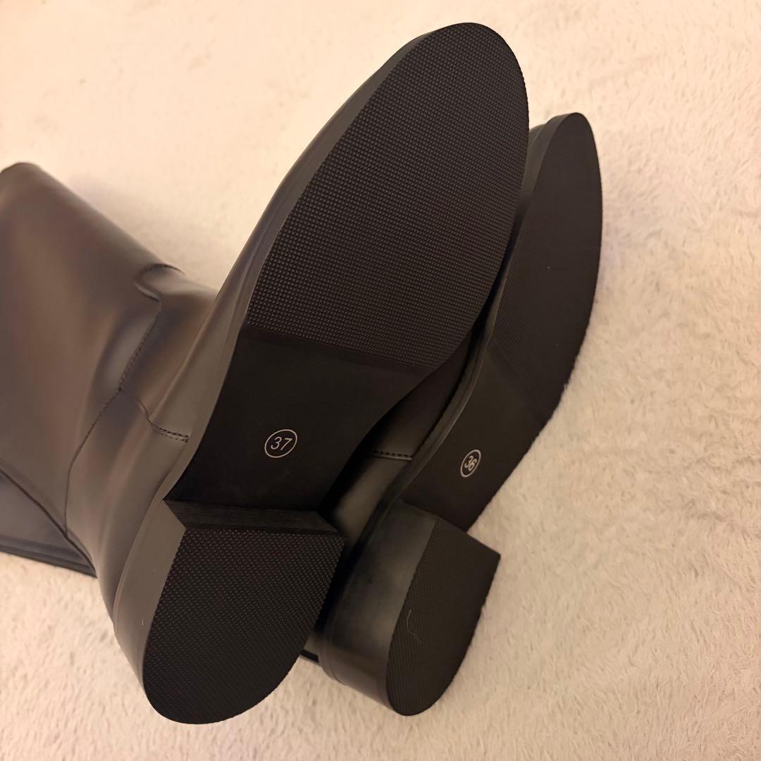 REMME レメ ロングブーツ 37 ブラック 新品未使用品