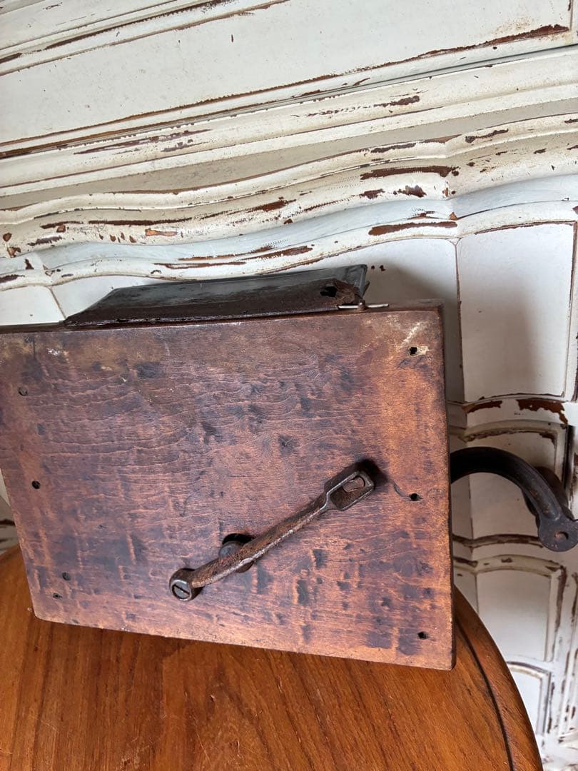 フランス　アンティーク コーヒー　ハーブ　ミル　グラインダー 1800年代　英国