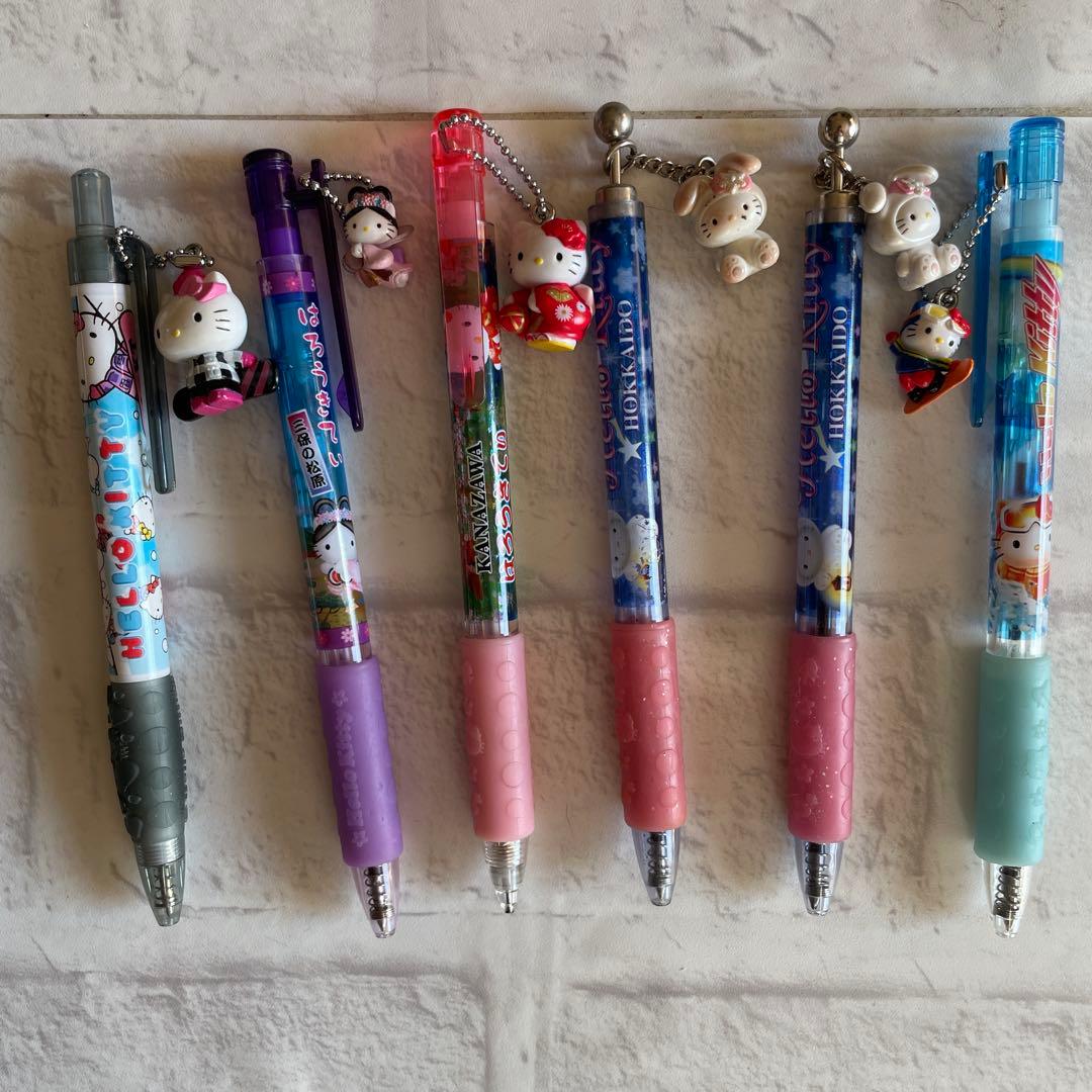 ハローキティご当地ボールペン35本/シャープペン2本　おまけ6本