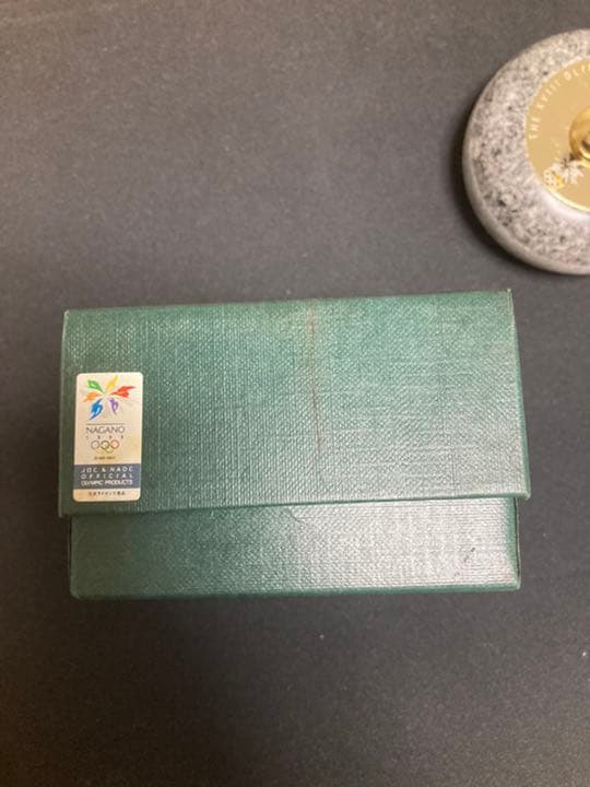 カーリングストーン　長野オリンピック公式　シリアルナンバー付き