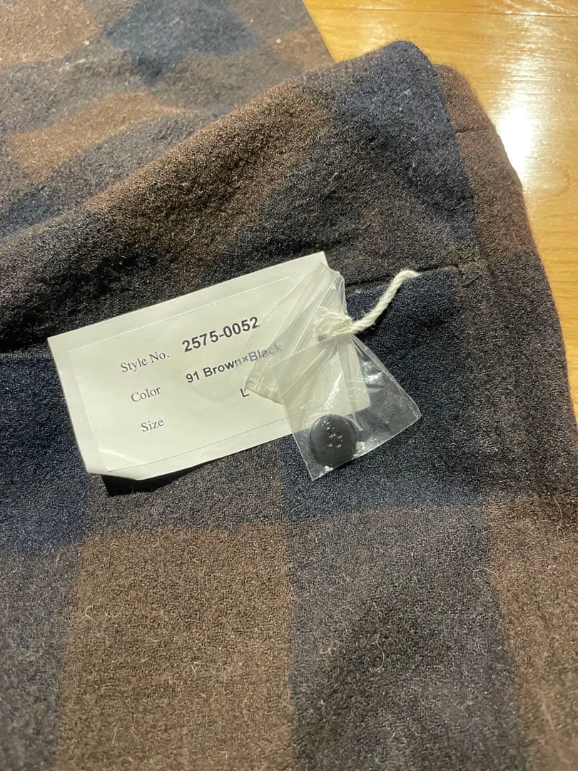 デカサイ　タグ付き SMITH'S　ブラック チェック オーバーオール