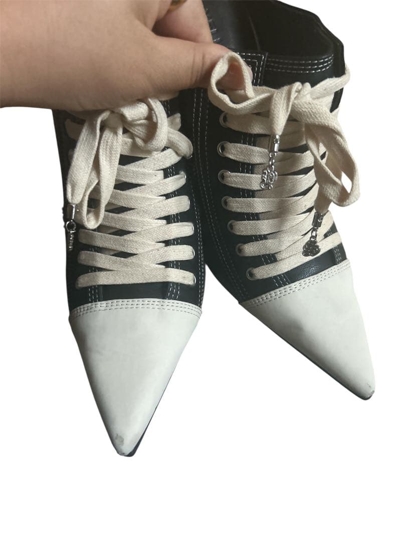 yellowハイヒールスニーカー