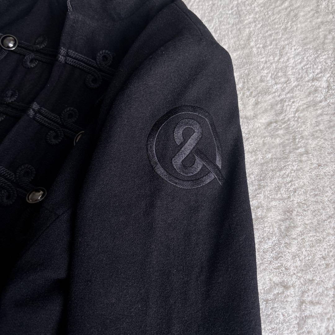 【希少】&ellecy ナポレオンジャケットコート　ウール 黒　M