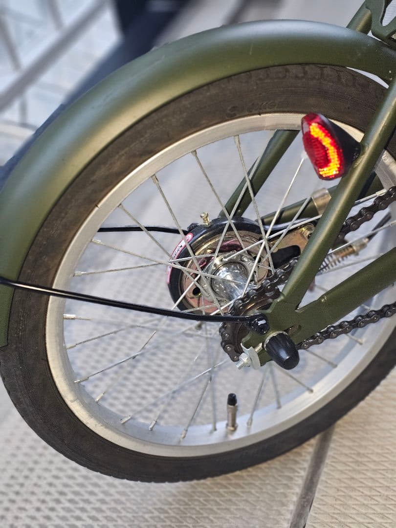 AIJYU 16インチ折りたたみ自転車 SK-16 黒 軽量 コンパクト