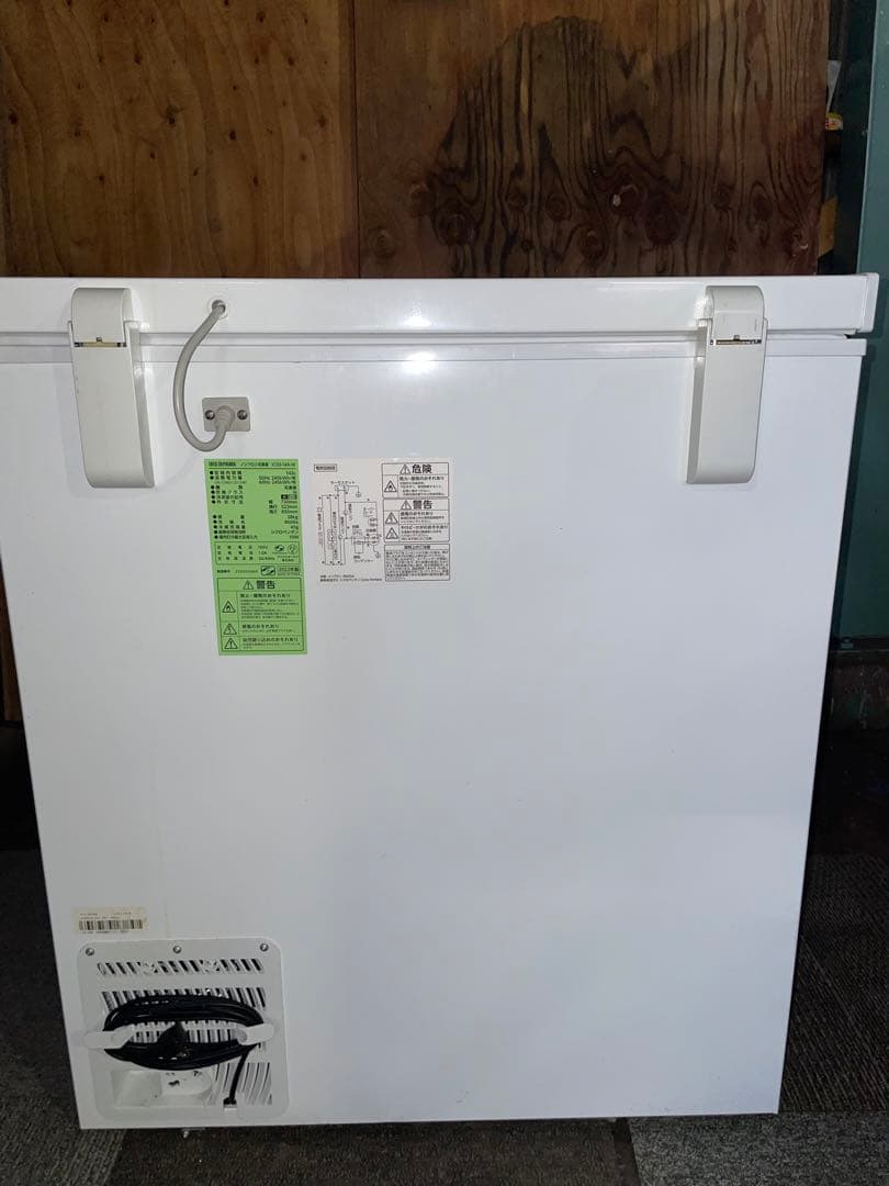 2022年製 アイリスオーヤマ 冷凍庫 142L ICSD-14A-W ①