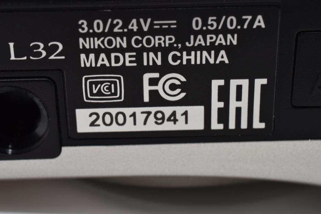 【美品】Nikon COOLPIX L32 シルバー　動作確認済