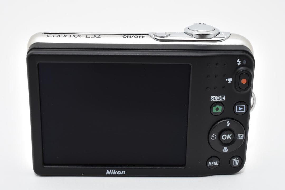 【美品】Nikon COOLPIX L32 シルバー　動作確認済