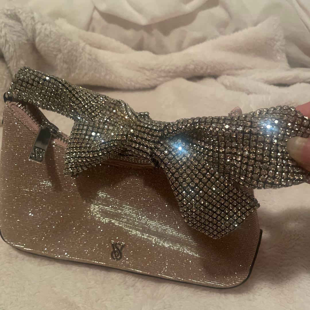 Victoria secretグリッター ピンク ショルダーバッグ