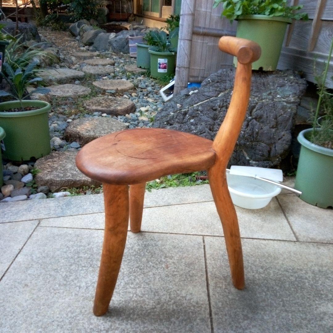 自然木の椅子　ハンドメイド　handmade　手作り　椅子　天然木　自然木