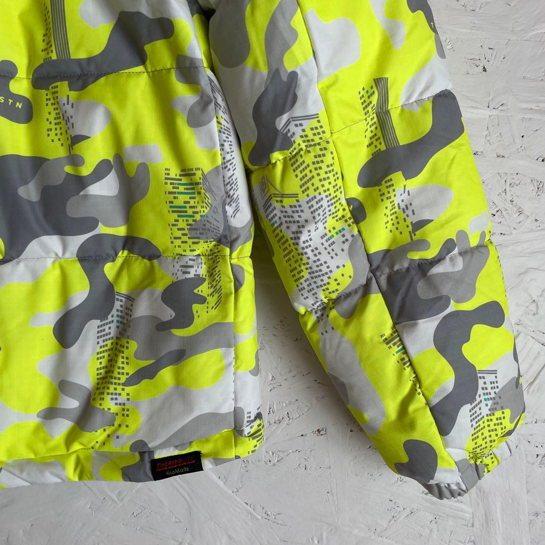 ゴルフウェア【newbalance】4WAY中綿フルジップブルゾン　迷彩柄　2