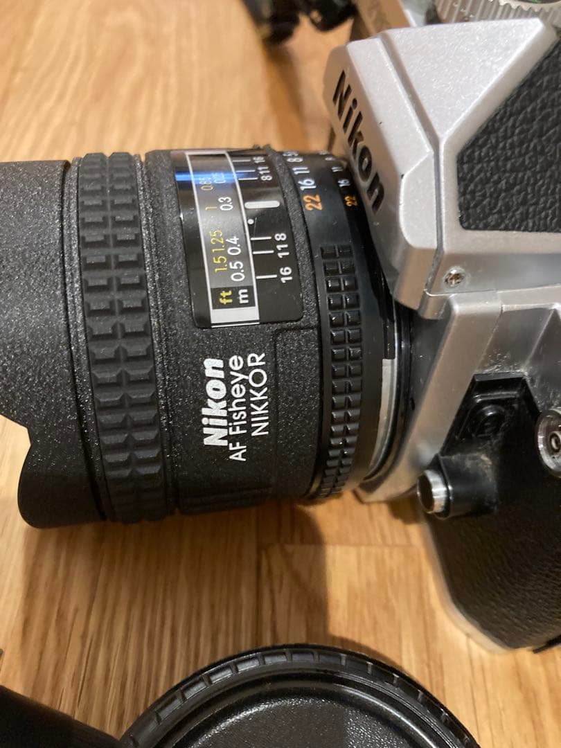 Nikon film camera FM3Aとレンズ2種