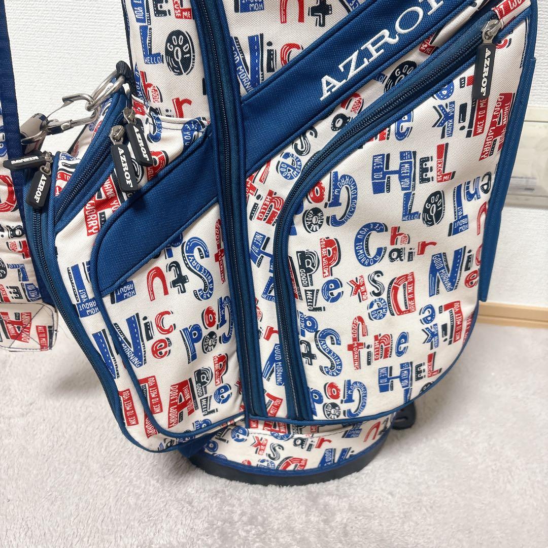 【美品】AZROF アズロフ 9型 スタンドキャディバッグ