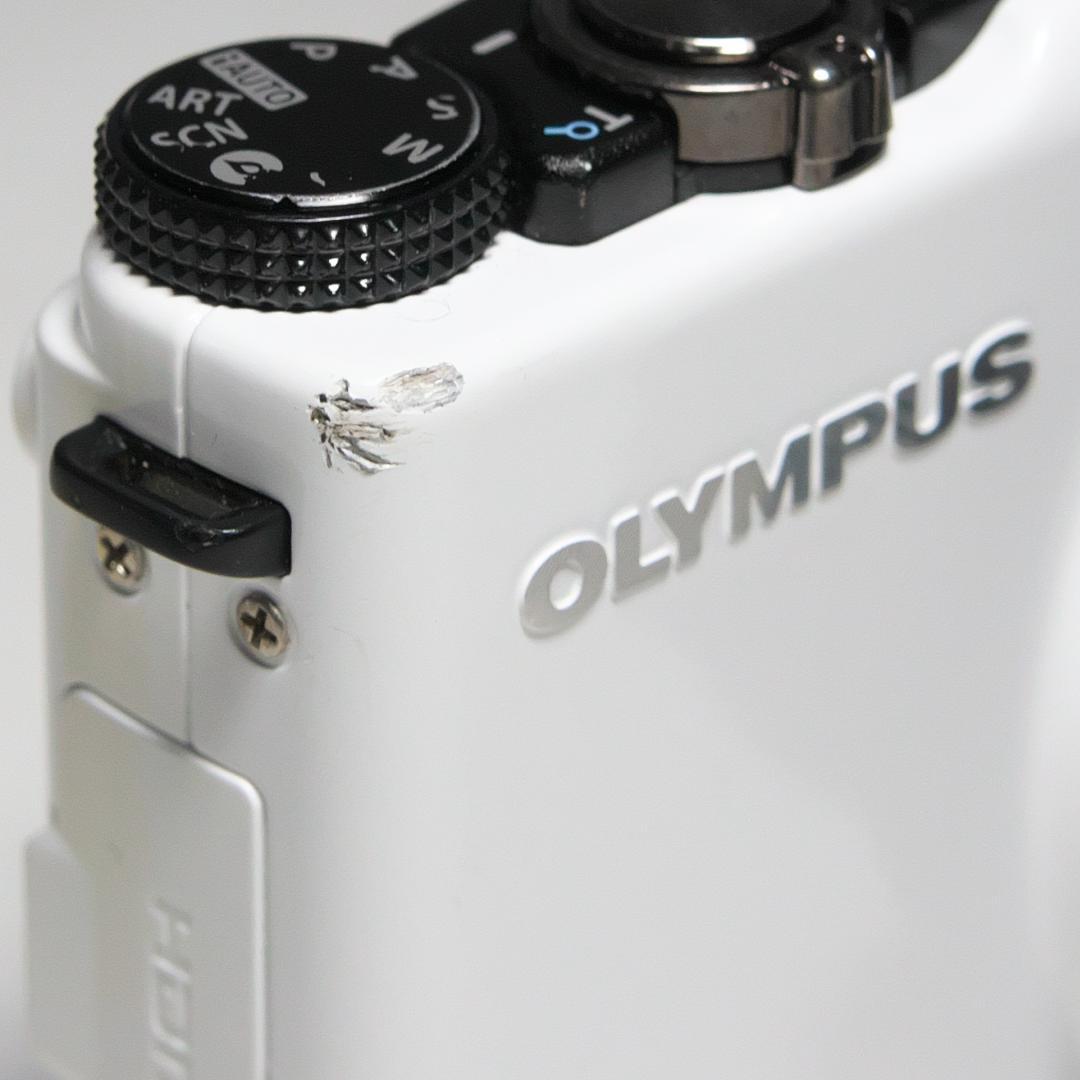 【訳あり】OLYMPUS デジタルカメラ XZ-1 ホワイト 自動開閉キャップ付